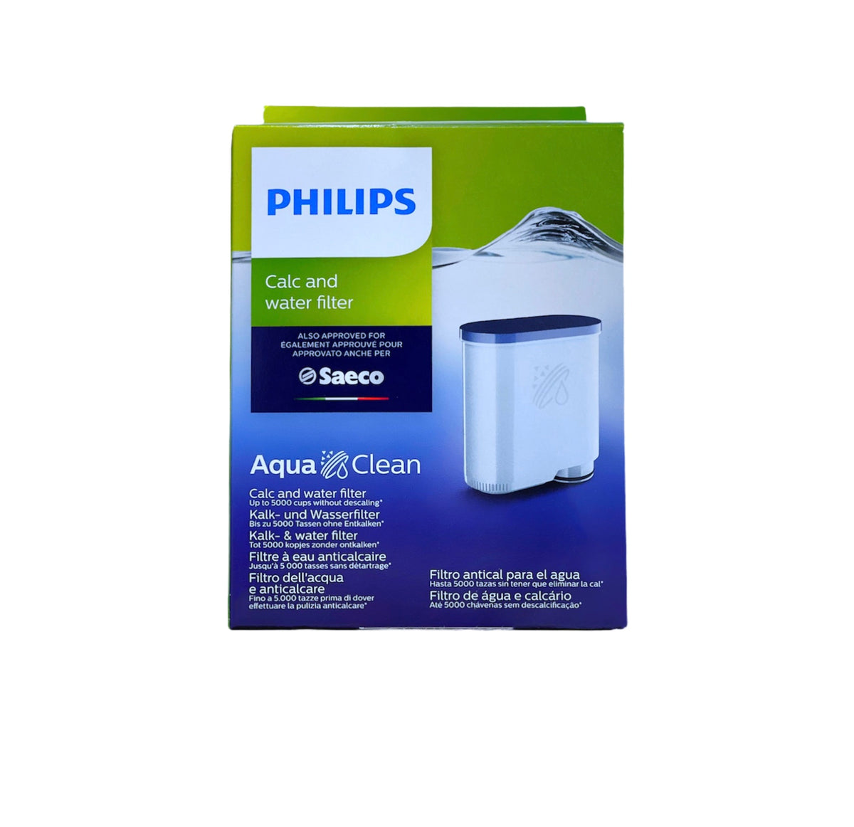 Nispira Water Filter Compatible with Philips Saeco Xelsis Espresso Mac