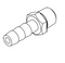 RUBBER HOLDER STRAIGHT FITTING 1/8M SANREMO 10853068C
