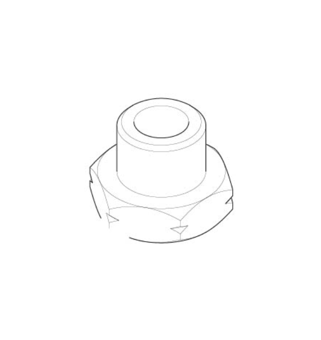 CAP STRAIGHT FITTING SANREMO 10857022C
