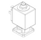 3-way group solenoid valve for espresso machine group head