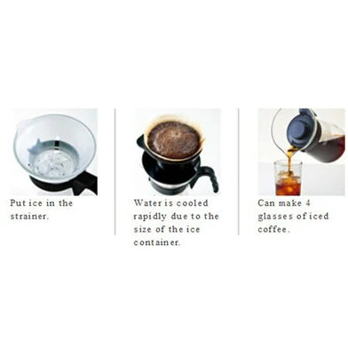 Hario V60 Fretta Iced Coffee Maker - Refreshing Cold Brews