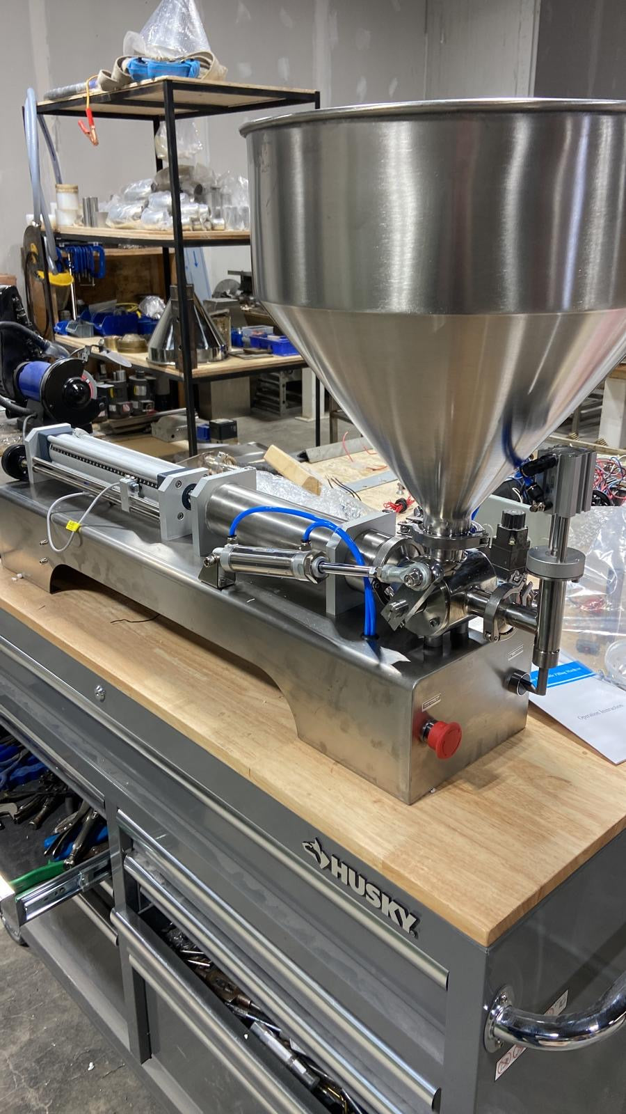 Semi Automatic Tabletop Piston Filler