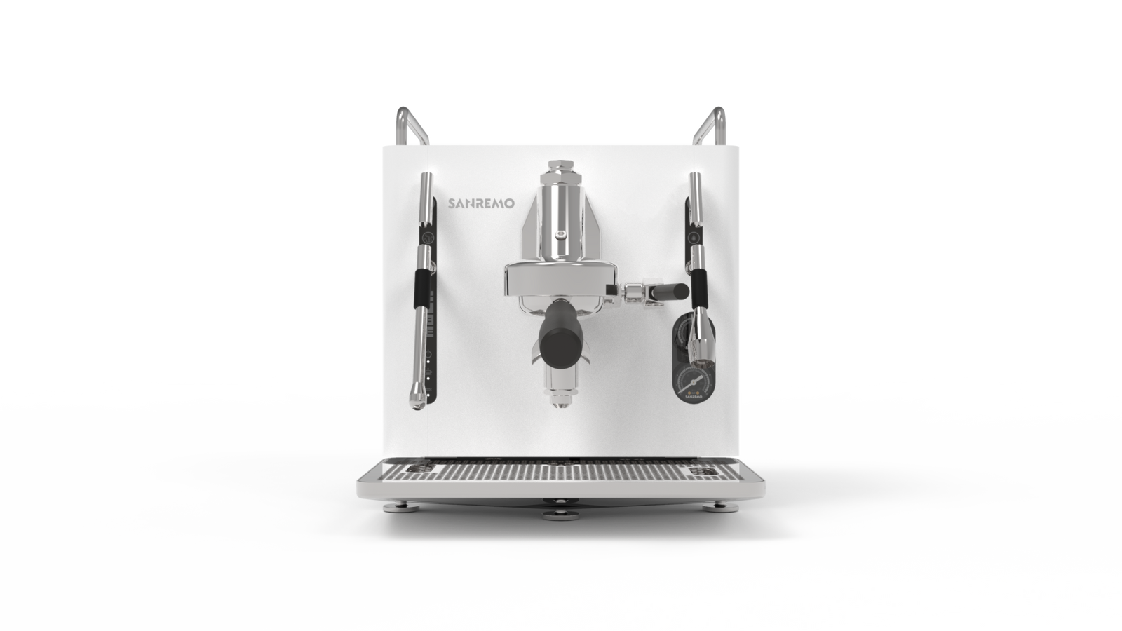 White Sanremo Cube front view