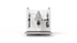 White Sanremo Cube front view