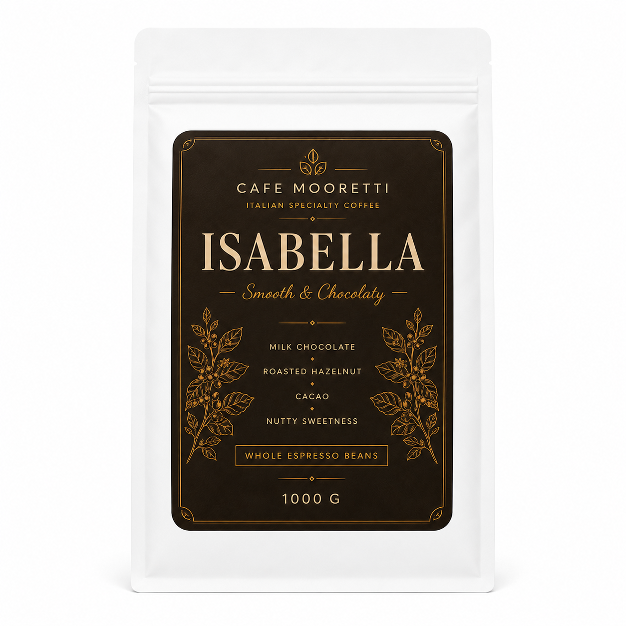 Cafe Mooretti - Isabella's Blend 1000 grams Italian Specialty Coffee