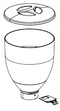 Fiorenzato Sanremo Grinder Bean Hopper Complete