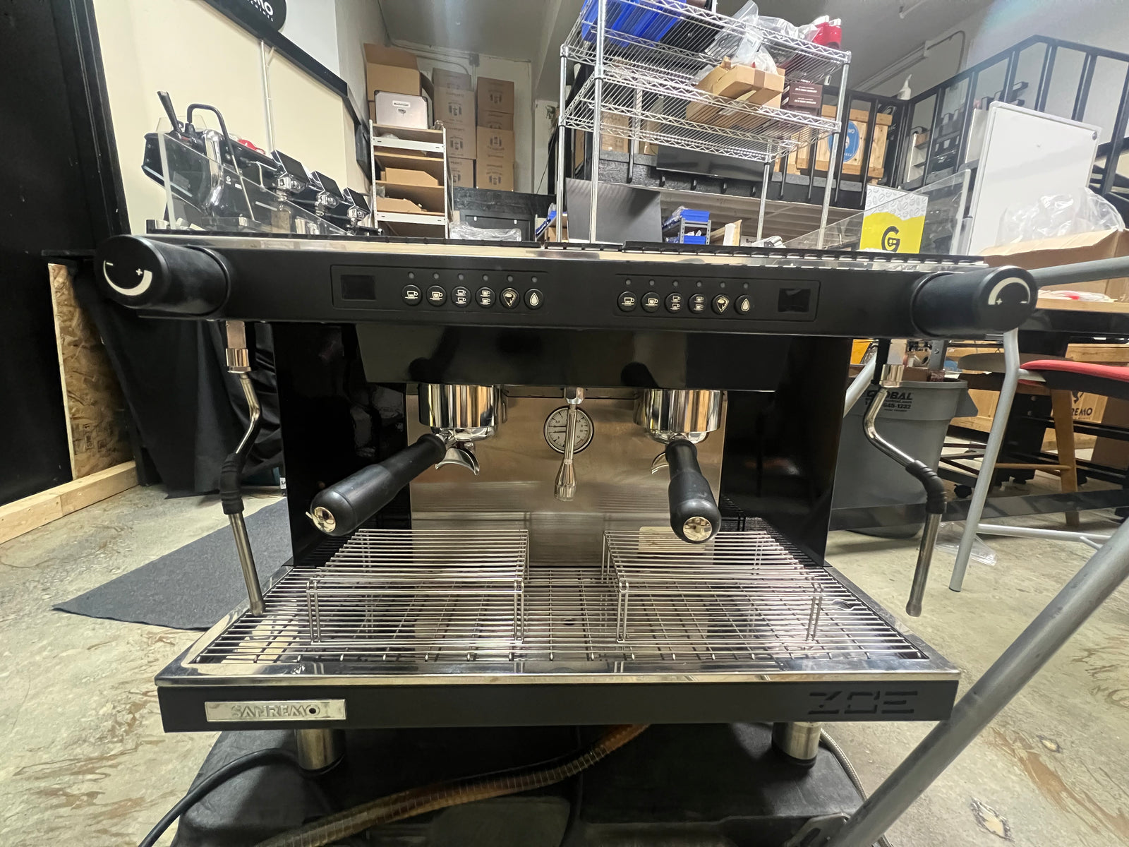 Sanremo ZOE Competition Tall Espresso Machine 2 Groups – Black USED