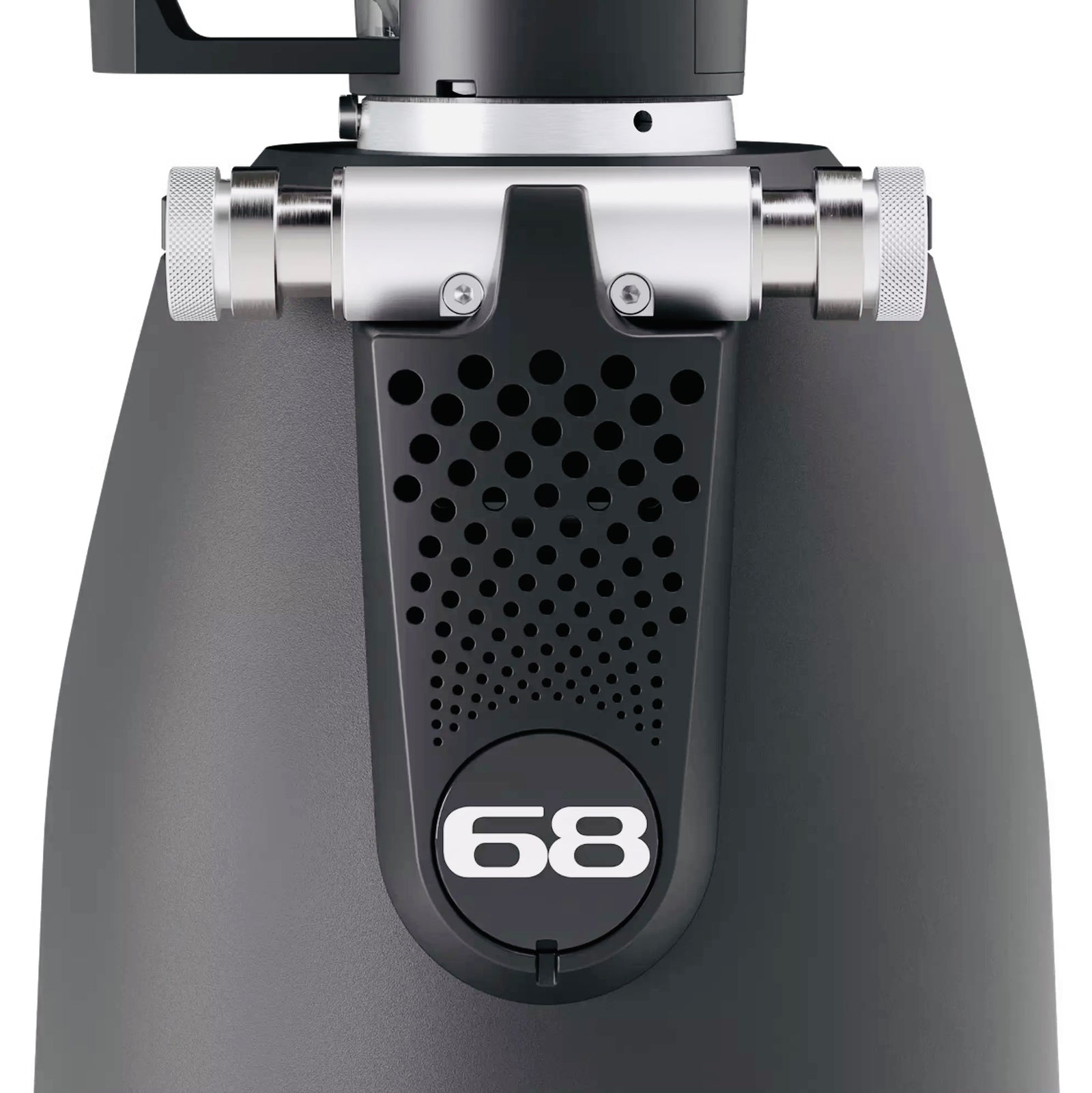 Close-up Back of Macap 68 Black