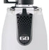 White Macap Supra 68 coffee grinder with clear top on a white background