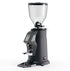 Black Macap Supra coffee grinder with clear top on a white background