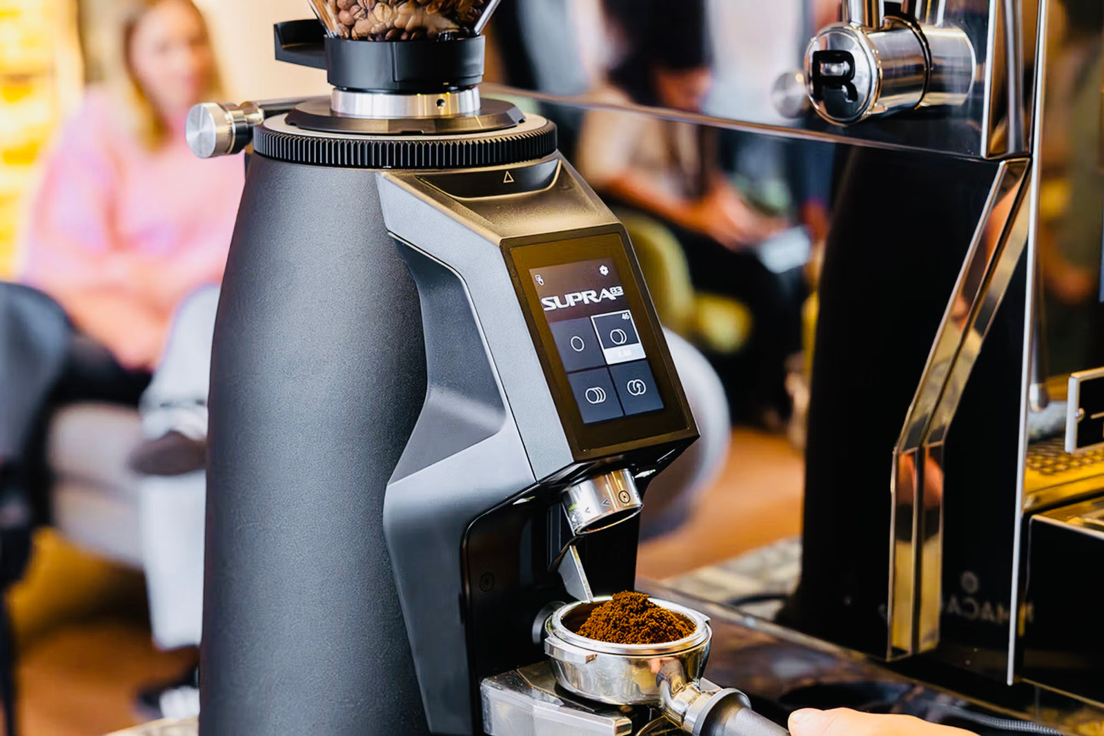 Macap Supra Coffee grinder with digital display