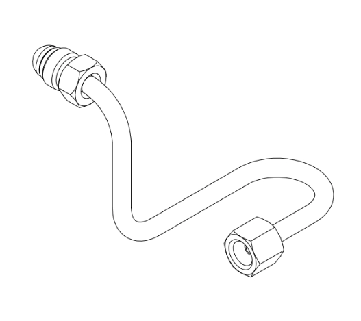 Sanremo 10004570 Service Boiler Exhaust Tube OEM Steam &amp; Pressure Relief Line