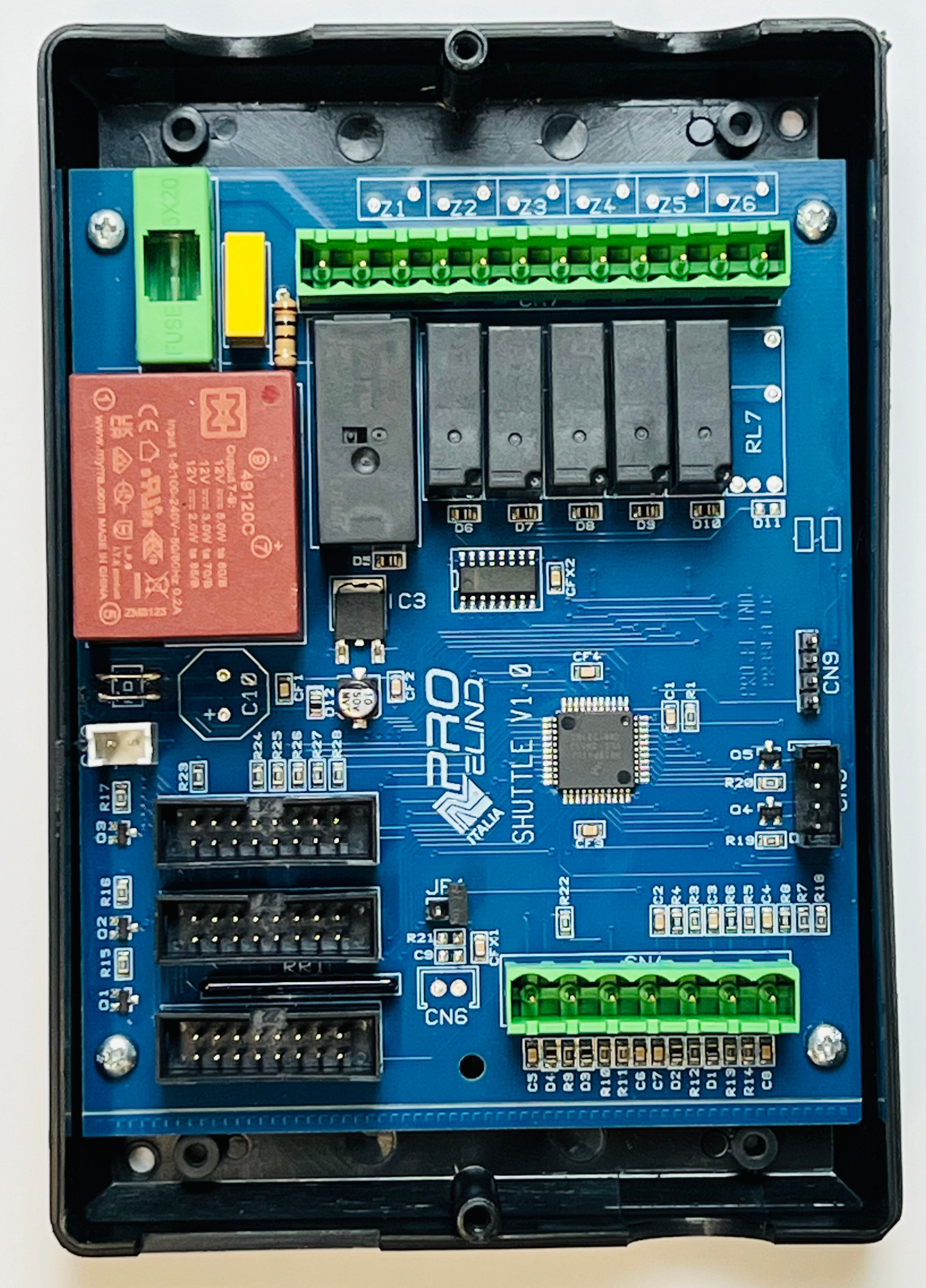 Sanremo Zoe Competition CPU (Part #10112586B), OEM electronic board for five-button machines with programmable shot volumes and hot water dispensing