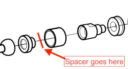 36.00.02 Spacer Sanremo Cafe Racer And Opera Steam Tap