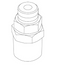 SR10652024A - SANREMO CHECK VALVE M1/8"-M1/8" OT57