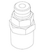 SR10652024A - SANREMO CHECK VALVE M1/8"-M1/8" OT57