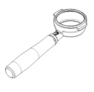 SRKPOCRSF16GRA - Portafilter Sanremo Naked with basket