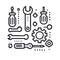 Tools for service request icon