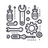 Tools for service request icon