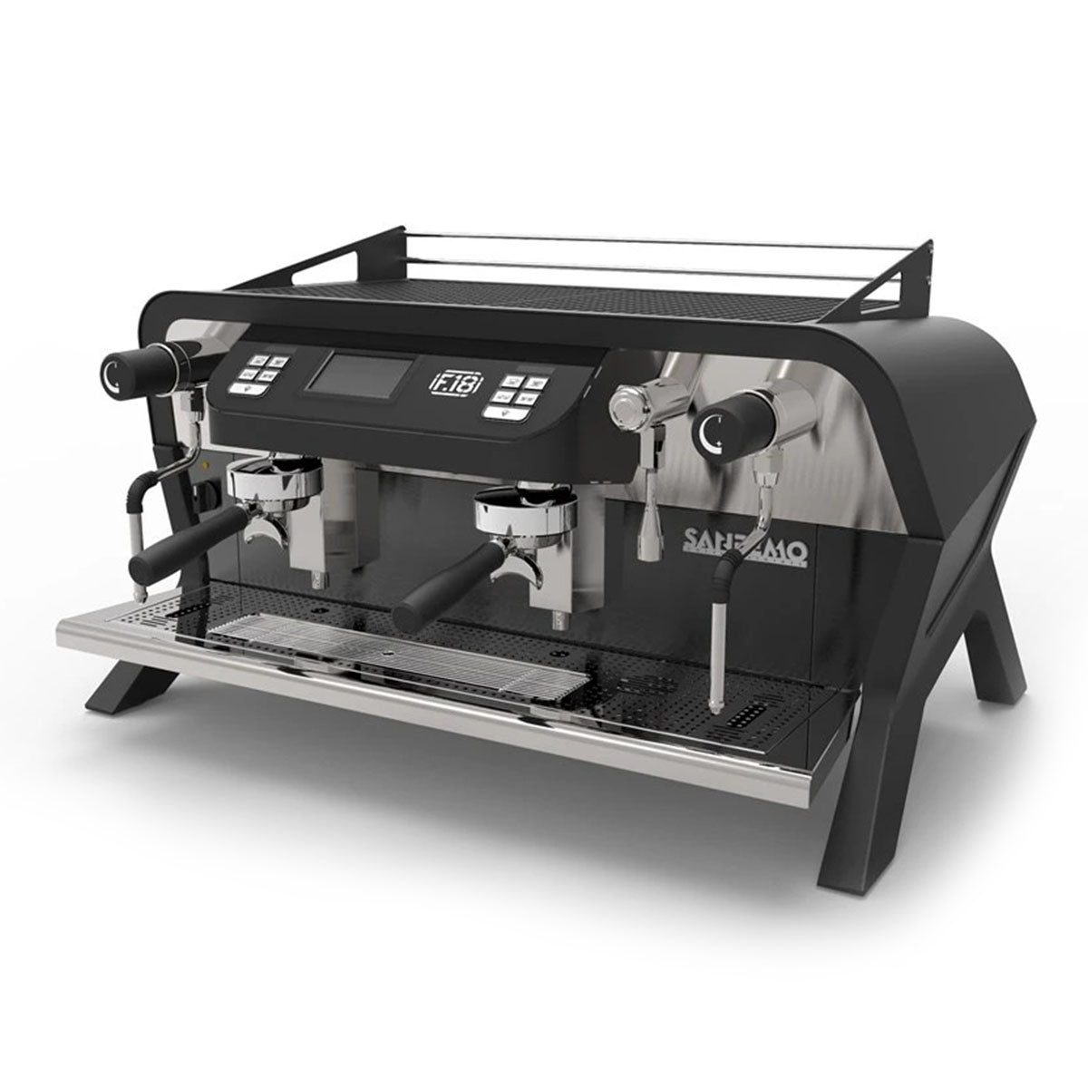 Sanremo F18 Espresso Machine 2 Groups Black