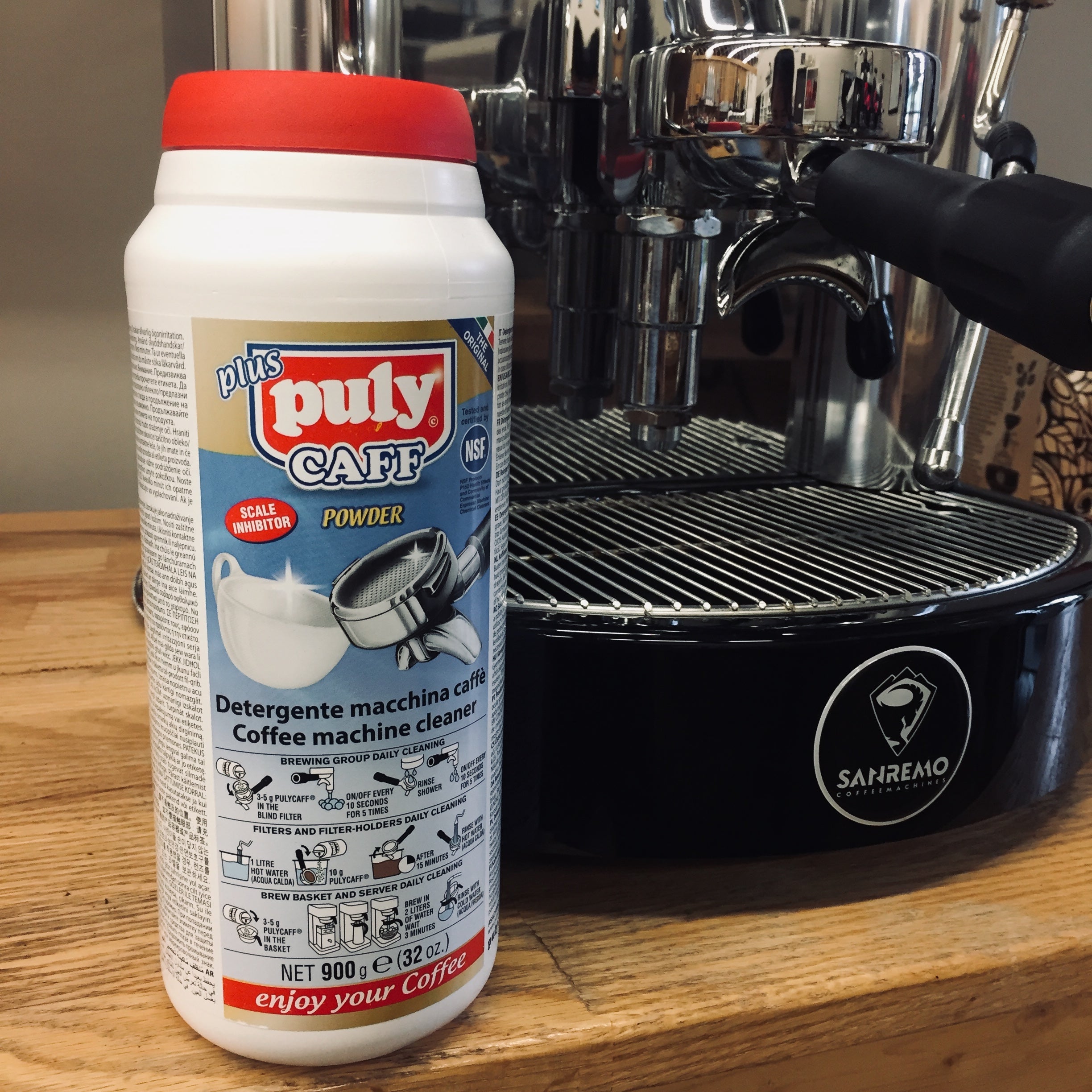 Puly Caff Plus - Commercial Cleaning Powder 900g – Genius Coffee N