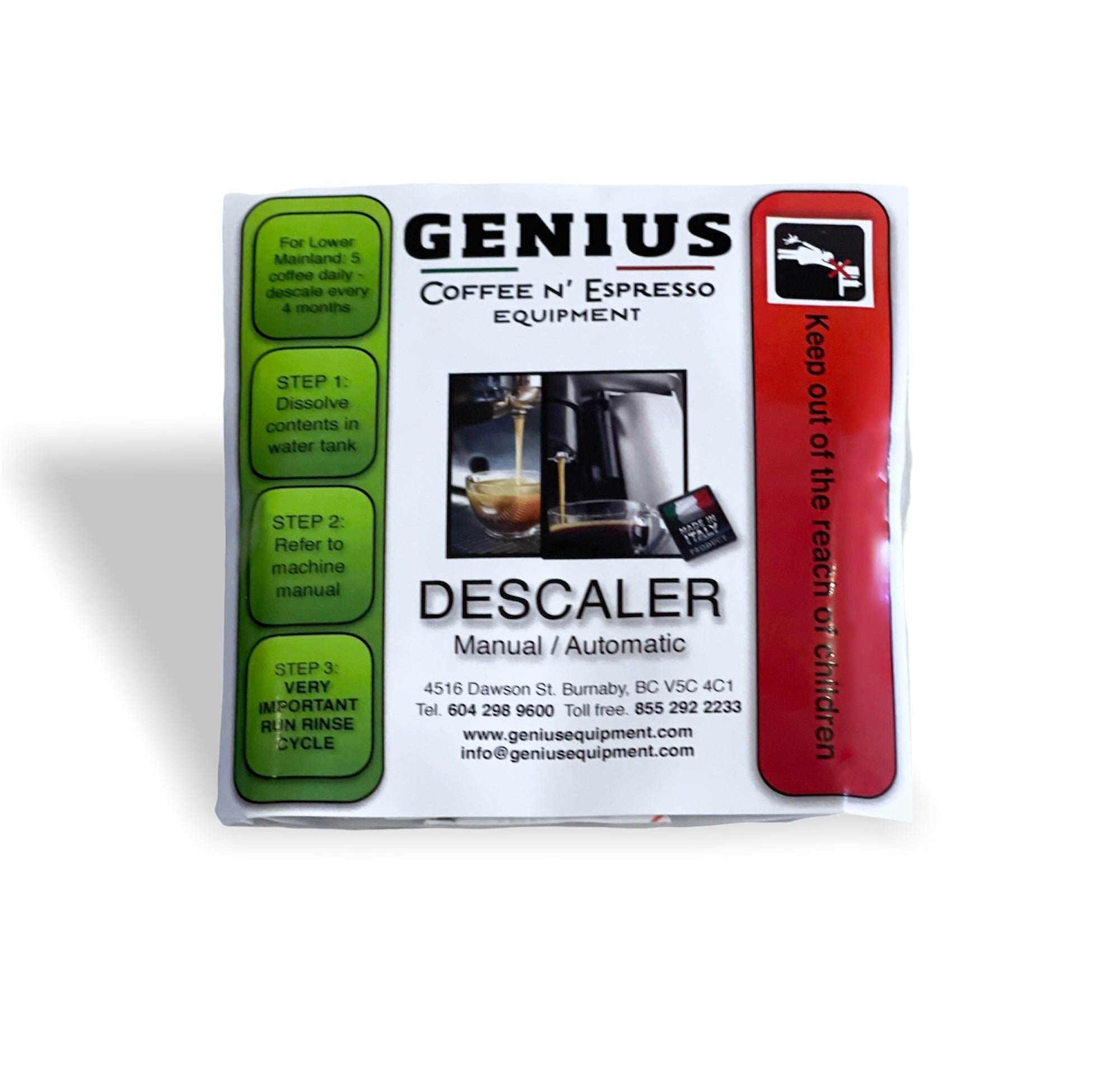 Accessories – Genius Coffee N' Espresso Equipment