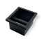 Stainless Steel Matte black bottomless Knock Box