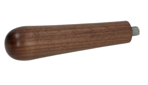 FILTER HOLDER HANDLE WALNUT WOOD SMOOTH STYLE