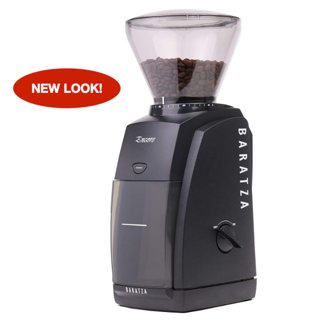 Baratza Encore black coffee Grinder with new look