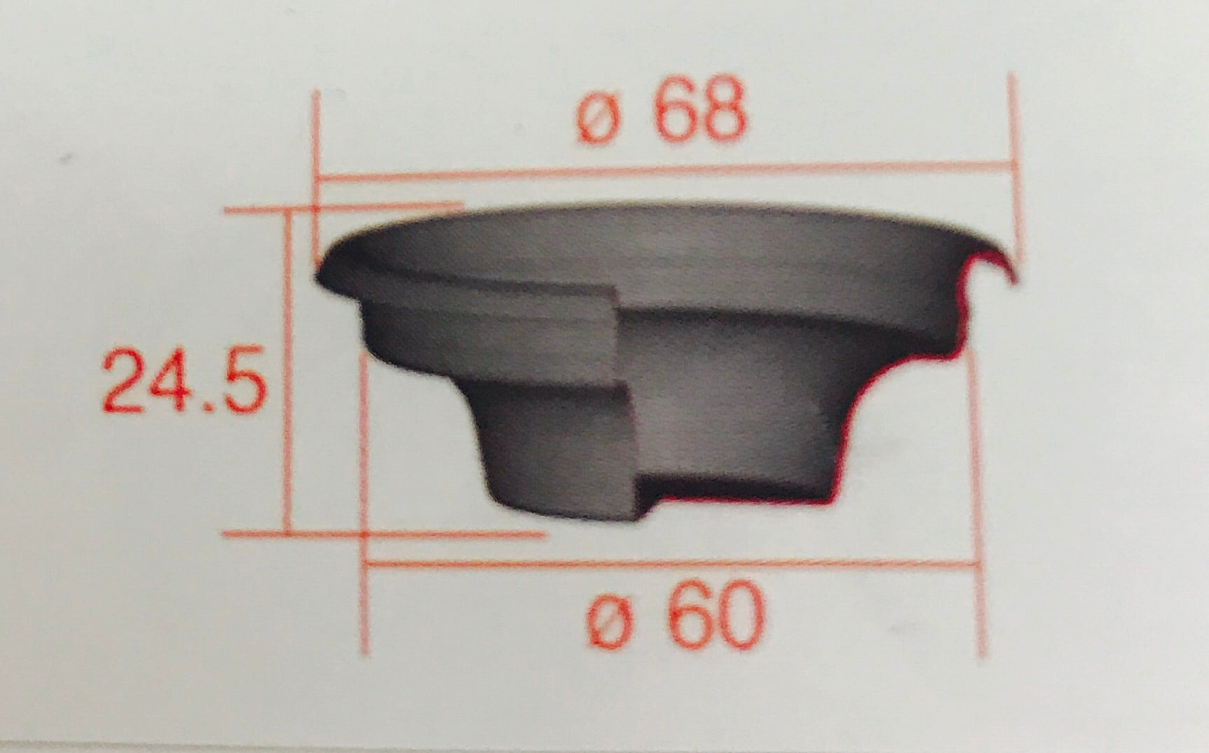 IMS Precision Coffee Filter Basket 1 Cup 6/9 g H24,5