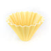 YELLOW ORIGAMI COFFEE DRIPPER, MADE IN JAPAN WITH MINO PORCELAIN